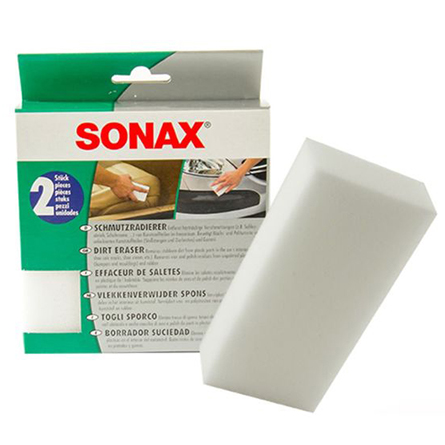 Меламиновая губка для очистки пластика Sonax 2шт