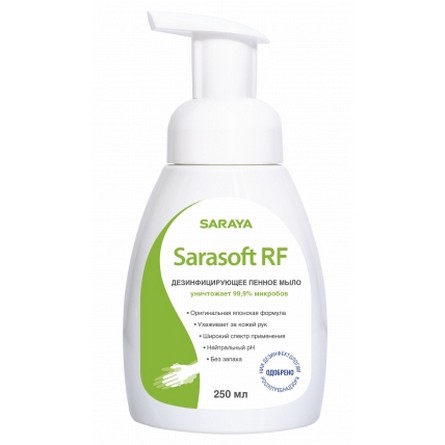 Sarasoft RF Дезинфицирующее пенное мыло 250 мл