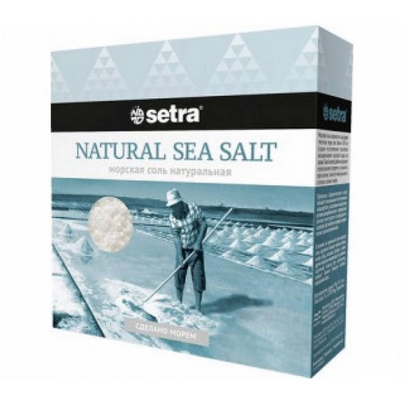 Соль морская натуральная Сетра 500г