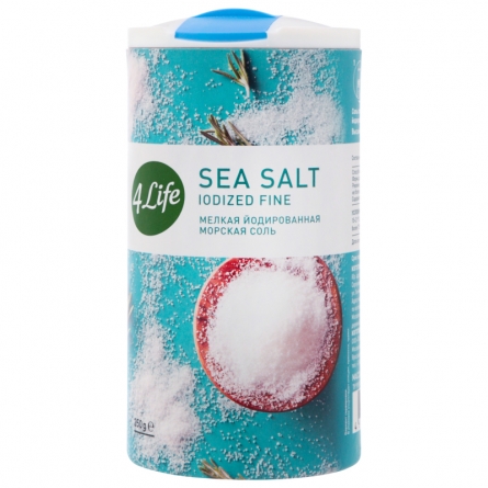 Соль морская 4Life йодированная мелкая 250г
