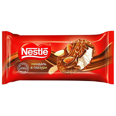 Мороженое Nestle миндаль в глазури эскимо 59г