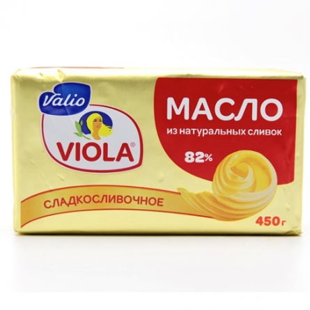 Масло сладкосливочное 82% Viola Valio 180г