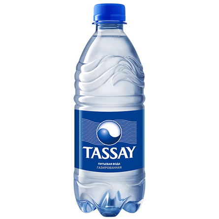Вода газированная минеральная Tassay 0.5л