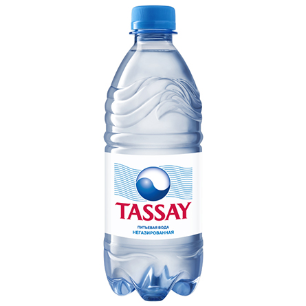 Вода негазированная минеральная Tassay 0.5л