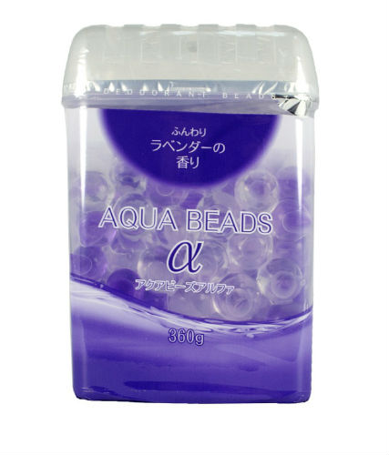 NAGARA Aqua Beads Арома-поглотитель запаха гелевый с ароматом лаванды 360 гр.