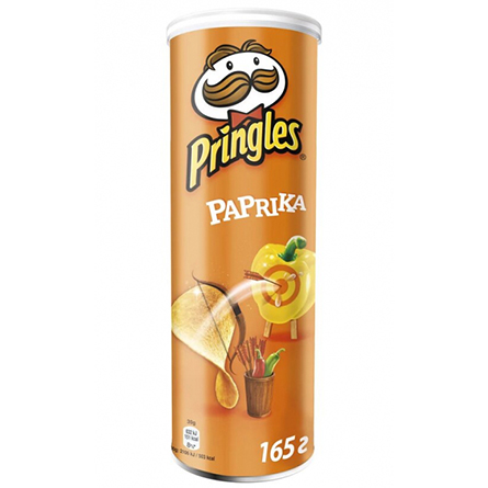 Чипсы картофельные Pringles паприка 165г