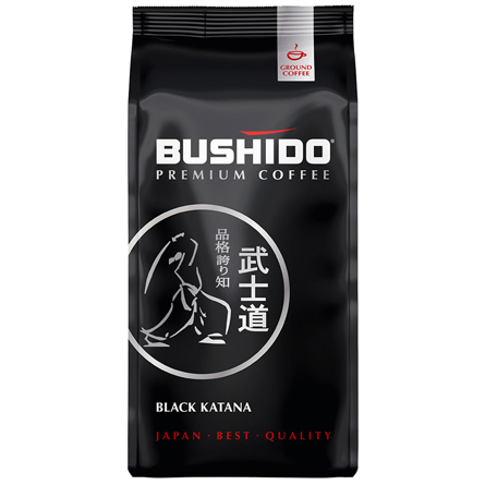 Кофе молотый Bushido Black Katana 227г