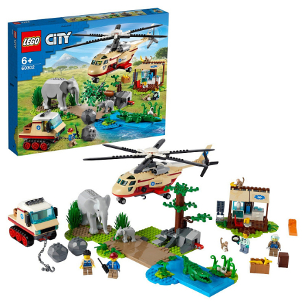 Игрушка Лего Город спасение зверей 60302