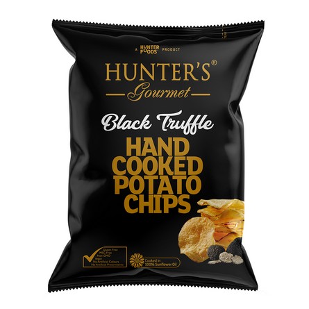 Картофельные чипсы Hunter's Gourmet с черным трюфелем, 125 гр 