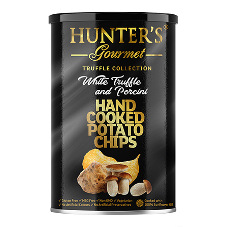 Картофельные чипсы Hunter's Gourmet с трюфелем и белыми грибами 150г