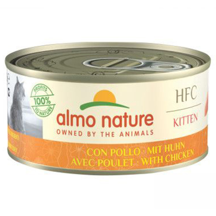 Консервы для кошек Almo Nature HFC Complete Kitten Chicken с курицей 150г