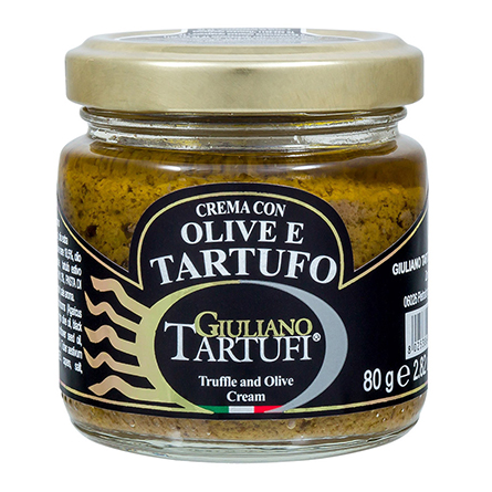 Соус-крем грибной с оливками и Летним трюфелем Giuliano Tartufi 80г