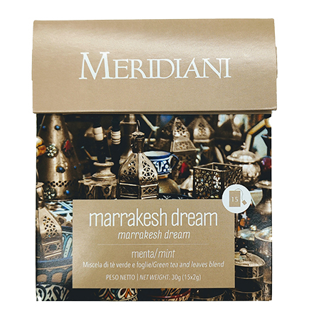 Чай зеленый с мятой Маракешская мечта Meridiani 15пак