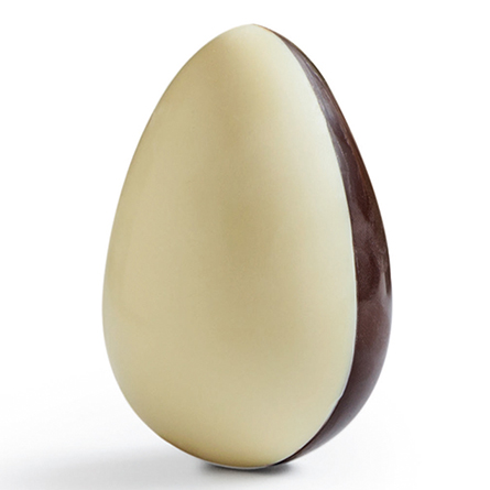 Яйцо LaPerla LeBigusto из темного и белого шоколада 80г