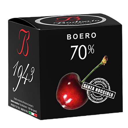 Конфеты черешня с граппой в темном шоколаде Boero Bodrato Cioccolato 200г