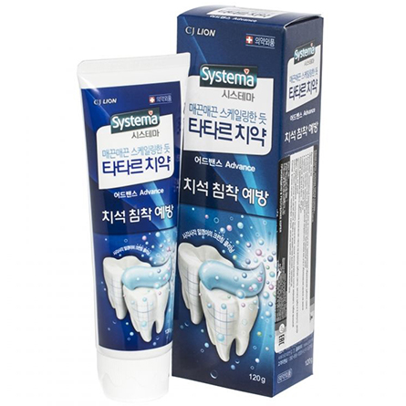 Зубная паста для предотвращения зубного камня Tartar control Systema CJ Lion 120г