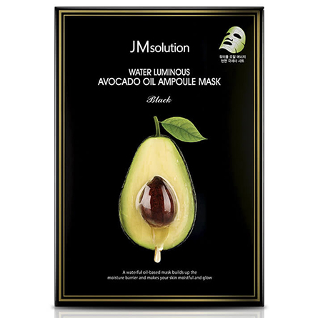 Маска для лица питательная ультратонкая с авокадо JMsolution Water Luminous Avocado Oil Ampoule Mask 45г