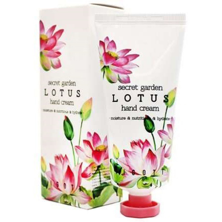 Крем для рук с экстрактом лотоса Jigott Secret Garden Lotus Hand Cream 100мл