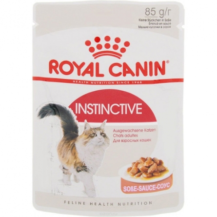 Royal Canin Instinсtive Кусочки паштета в соусе для взрослых кошек, 85г