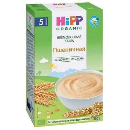 Каша Хипп пшеничная без молока 200г 