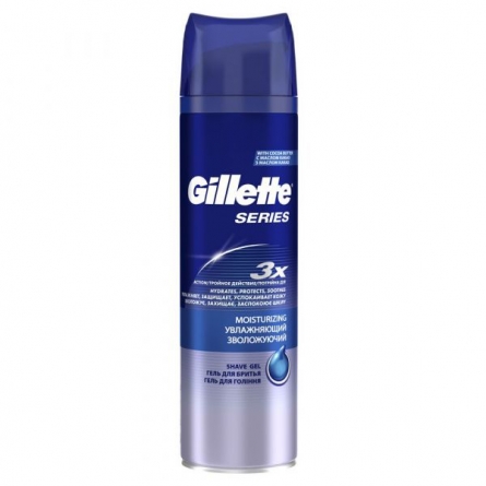 Гель для бритья Gillette Series Moisturizing Увлажняющий 200мл