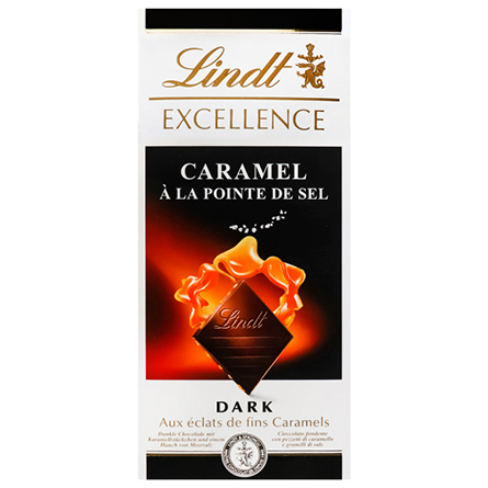 Шоколад Молочный Lindt Excellence Caramel c карамелью и солью 100г
