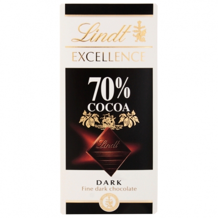 Шоколад черный 70% Lindt Excellence 100г