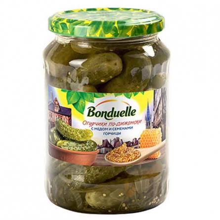 Огурцы Bonduelle маринованные с медом 680г