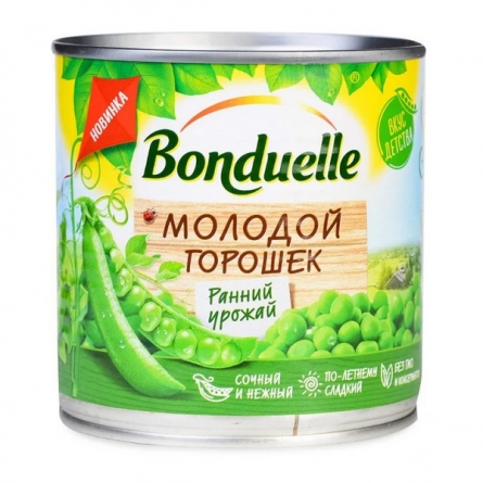 Горошек зеленый Bonduelle Молодой 400г