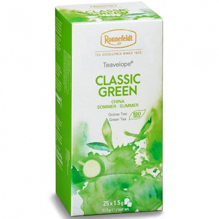 Чай зеленый Ronnefeldt Teavelope классик 25пак