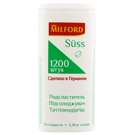 Заменитель сахара Milford Suss 1200 таблеток