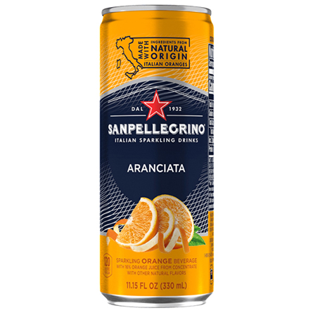 Напиток газированный Aranciata, Sanpellegrino 0.33л
