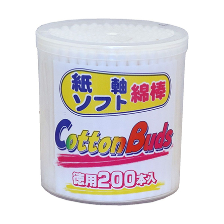 Ватные палочки косметологические Mitsuei Cotton Buds 200шт