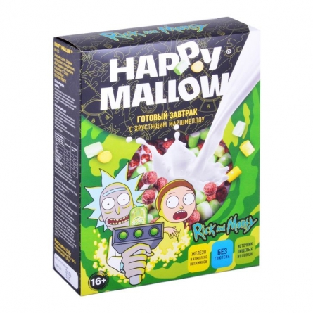 Завтрак сухой HAPPY MALLOW RICK AND MORTY с маршмеллоу 240г