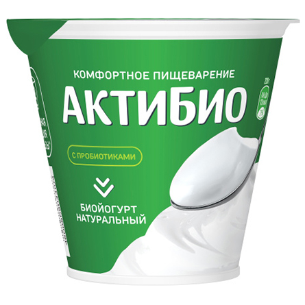 Йогурт натуральный Актибио 3,5% 220г