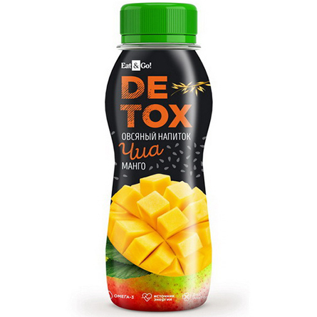 Напиток овсяный Detox манго/чиа 190мл