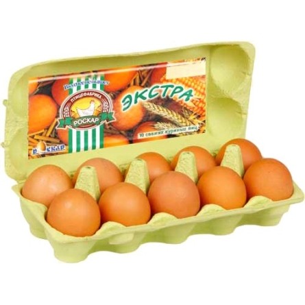 Яйцо куриное экстра высшей категории Роскар 15шт