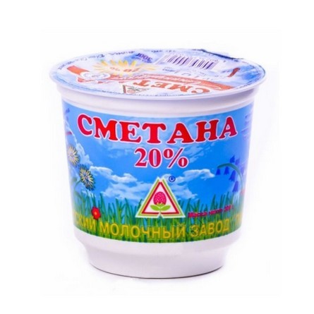 Сметана Пискаревская 20% 300г