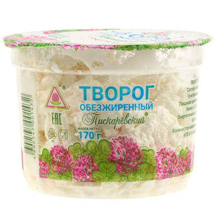 Творог обезжиренный 0% Пискаревский 170г
