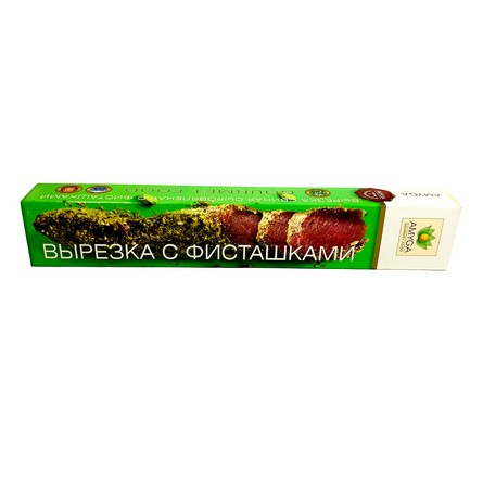 Вырезка сыровяленая из свинины с фисташками 250г Amyga