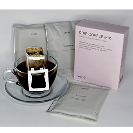 Дрип кофе молотый Verle MIX, Арабика 6 дрип-пакетов по 11г
