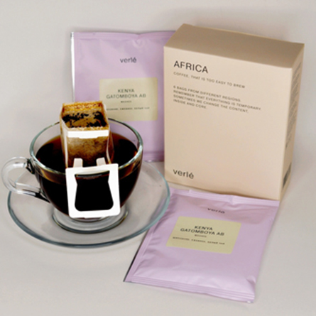 Дрип кофе молотый Verle AFRICA Арабика 6 дрип-пакетов по 11г