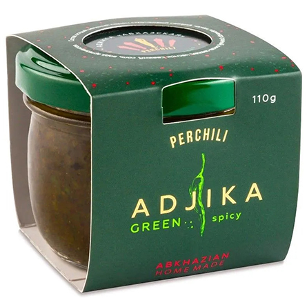 Аджика острая зелёная Абхазская Perchili 110г