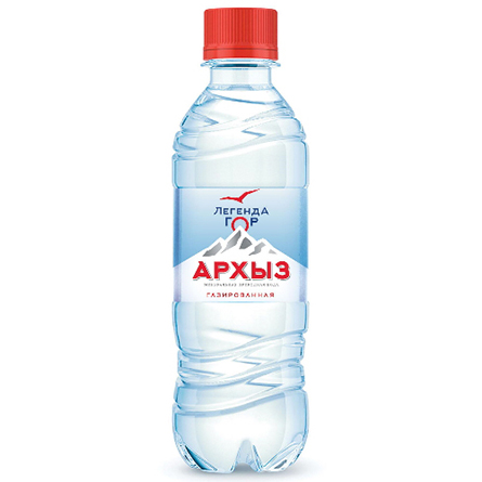 Вода питьевая Легенда гор Архыз газированная 0,5л