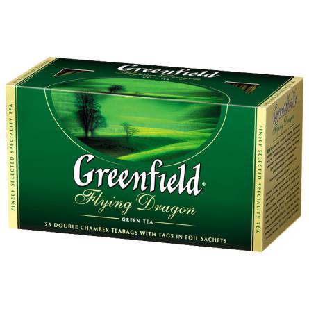 Чай Гринфилд флаин драгон зеленый 25 пакетов