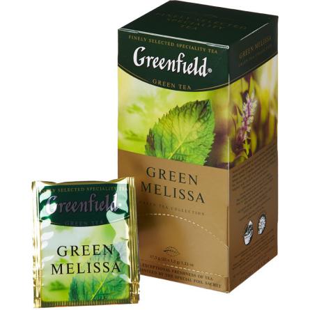 Чай Гринфилд мелисса зеленый 25 пакетов