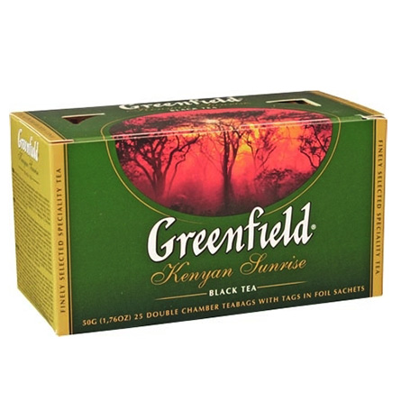 Чай Гринфилд кенийский санрайз 25 пакетов
