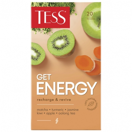 Чай зеленый Tess Get Energy 20пак
