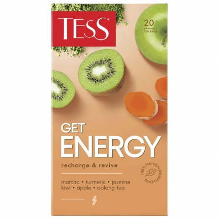 Чай зеленый Tess Get Energy 20пак