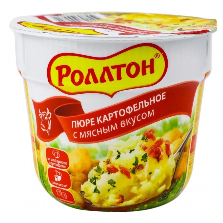 Картофельное пюре Роллтон мясо 40г